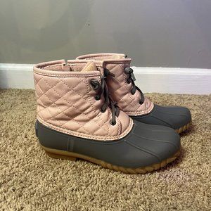 Nautica pink duck boots